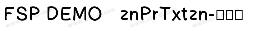 FSP DEMO   znPrTxtzn字体转换